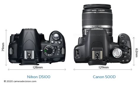 Nikon D5100 vs Canon EOS 500D Karşılaştırma